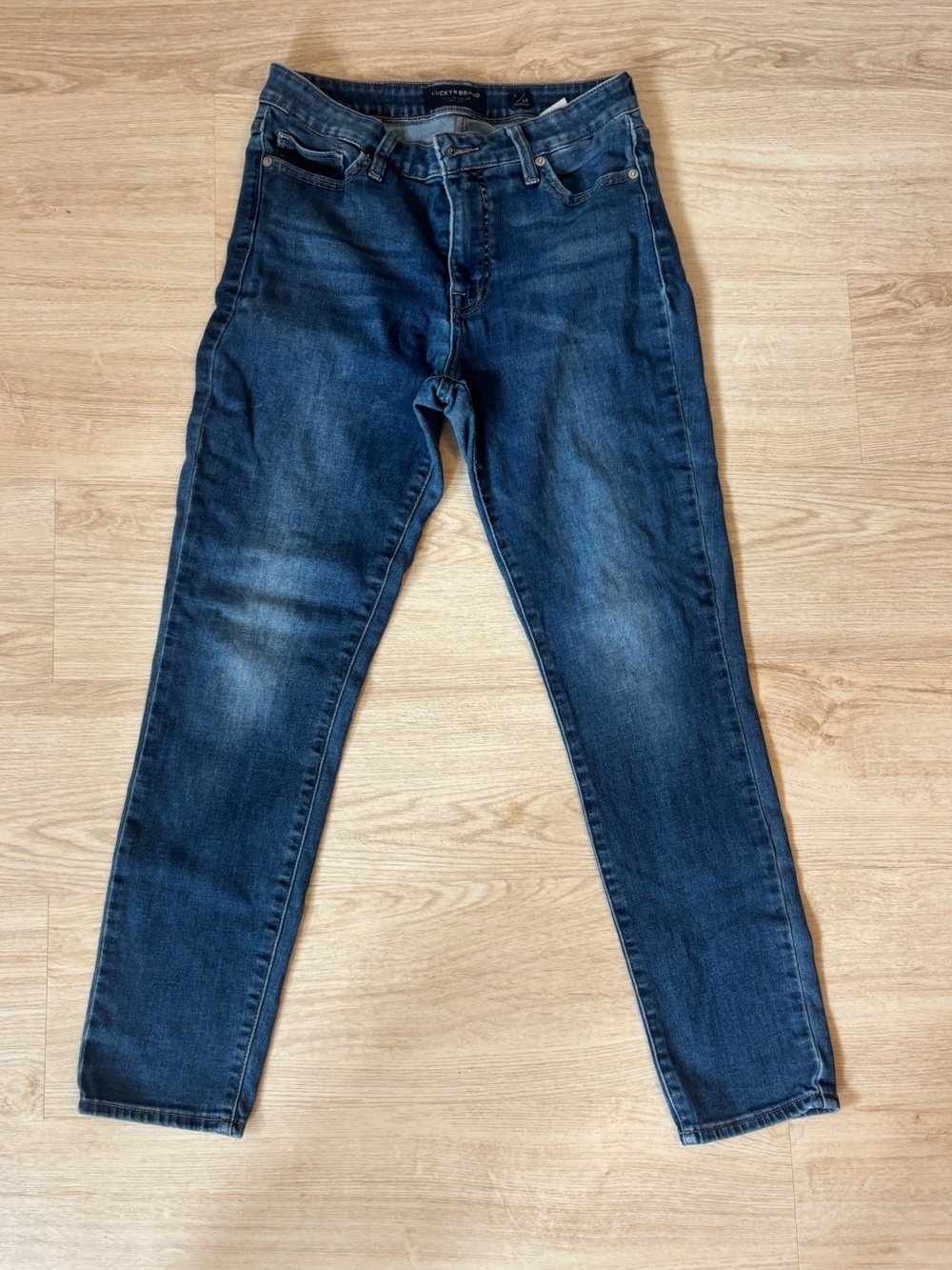 Lucky Brand - Women’s Dark Blue Slim Straight Jeans